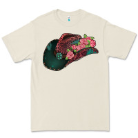 Bone leopard flowers cowboy hat Premium Tee - Jasminsmagicworld