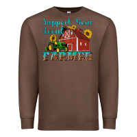 Chestnut western support your local farmer Premium Sweatshirt - Artiststas
