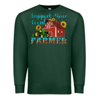 Sports Green western support your local farmer Premium Sweatshirt - Artiststas
