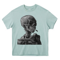 Arona Vincent Van Gogh Skull of a SkeletonVintage Halloween Skull Heavy Core Tee - minhPixels