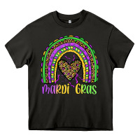 Asphalt mardi gras rainbow Heavy Core Tee - JahusDesignShop