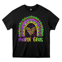 Black mardi gras rainbow Heavy Core Tee - JahusDesignShop
