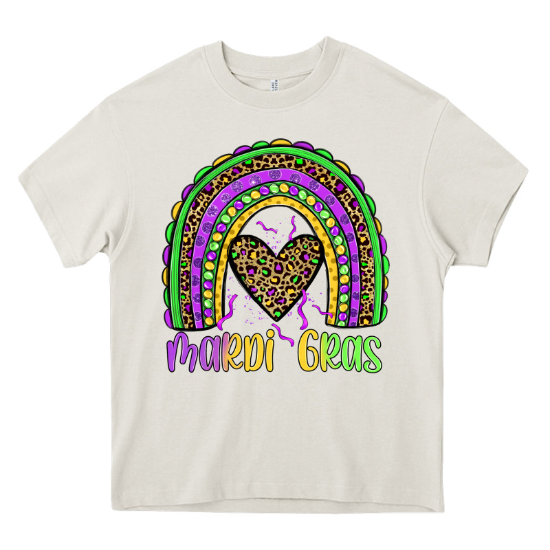 Mardi Gras Rainbow Heavy Core Tee by JahusDesignShop | Teevron