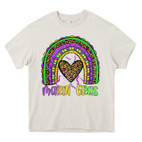 Cream mardi gras rainbow Heavy Core Tee - JahusDesignShop