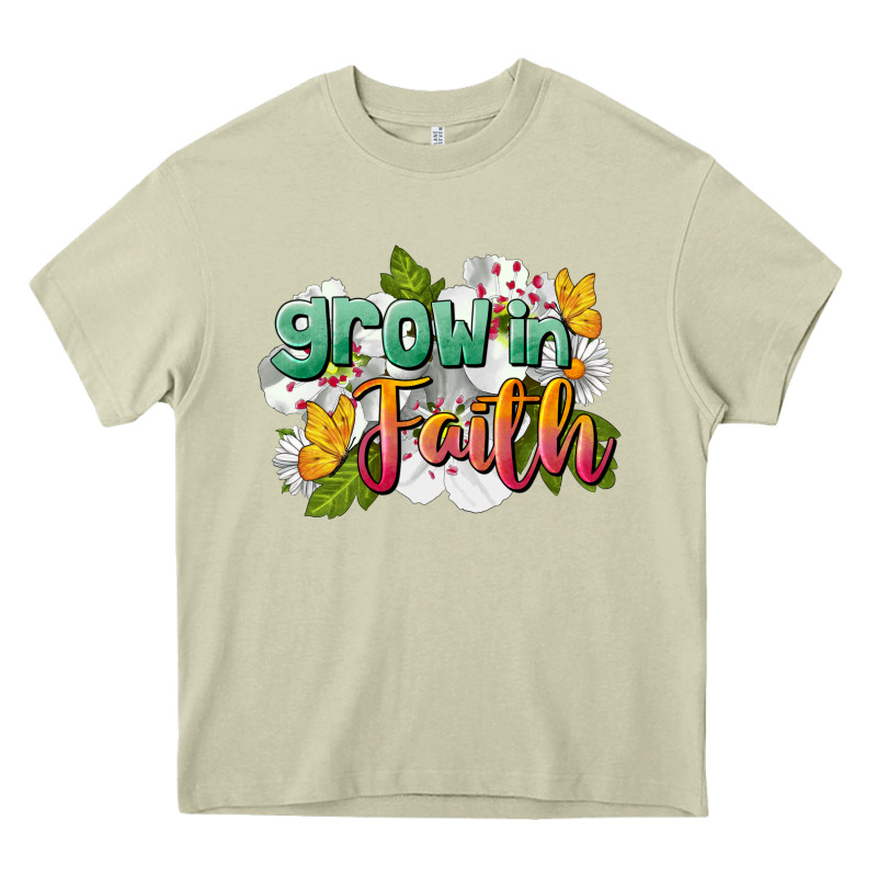 Grow In Faith Heavy Core Tee by LillyAllenDesigns | Teevron