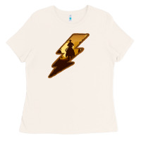 Bone Cowboy Sunset Lightning Ladies Tee - Bettercallsaul