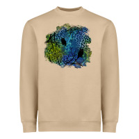Mushroom halloween patch  3 Heavyweight Sweatshirt - BundleAndBundleShop