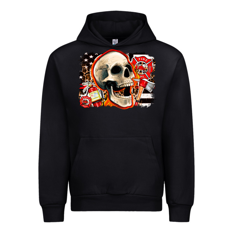 Firefighter Skull Urban Hoodie by AdoDesignShop | Teevron