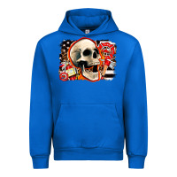 Cobalt firefighter skull Urban Hoodie - AdoDesignShop