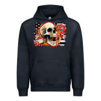 Navy firefighter skull Urban Hoodie - AdoDesignShop