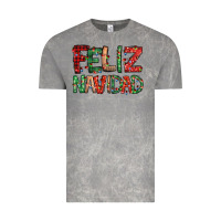 Cloud Rock feliz navidad Spanish christmas Vintage Tee - Jasminsmagicworld