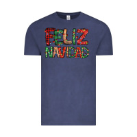 Vintage Denim feliz navidad Spanish christmas Vintage Tee - Jasminsmagicworld