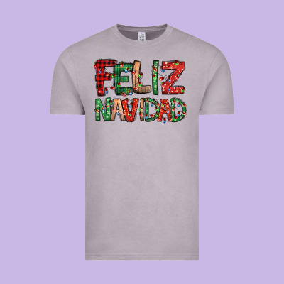 Feliz Navidad Spanish Christmas Vintage Tee Designed By Jasminsmagicworld