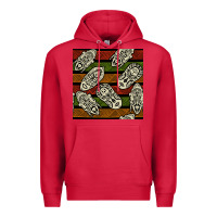 Cardinal african mask seamless pattern Premium Hoodie - BundleAndBundleShop