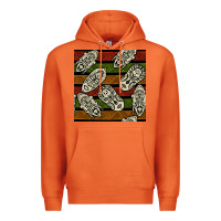 Carrot african mask seamless pattern Premium Hoodie - BundleAndBundleShop