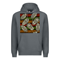 Rock african mask seamless pattern Premium Hoodie - BundleAndBundleShop