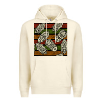 Sandshell african mask seamless pattern Premium Hoodie - BundleAndBundleShop