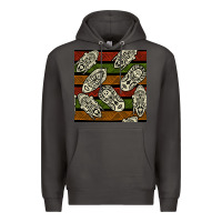 Smoke african mask seamless pattern Premium Hoodie - BundleAndBundleShop
