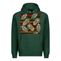 Sports Green african mask seamless pattern Premium Hoodie - BundleAndBundleShop