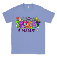 Colony Blue Halloween Spooky Mama Classic Tee - texasbilliewilder