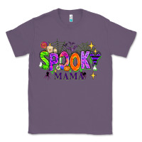 Lavender Halloween Spooky Mama Classic Tee - texasbilliewilder