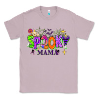 Lilac Halloween Spooky Mama Classic Tee - texasbilliewilder