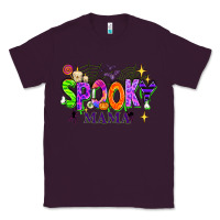 Plum Halloween Spooky Mama Classic Tee - texasbilliewilder