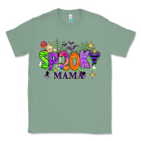 Sage Halloween Spooky Mama Classic Tee - texasbilliewilder