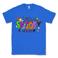 True Royal Halloween Spooky Mama Classic Tee - texasbilliewilder