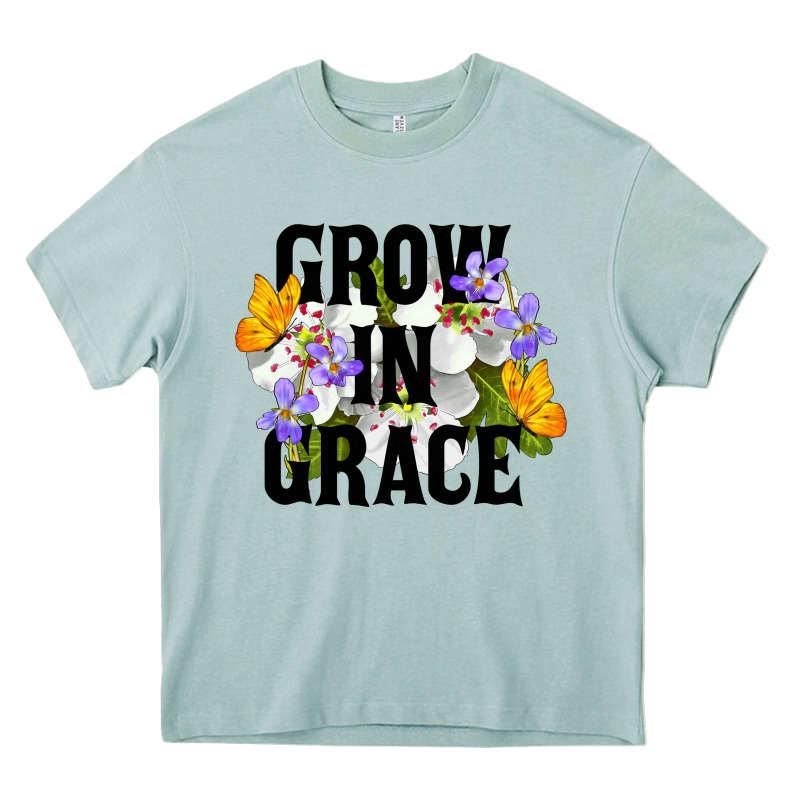 Grow In Grace Heavy Core Tee by LillyAllenDesigns | Teevron