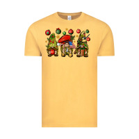 Vintage Mustard Christmas Army Gnomes 4th of july Vintage Tee - HowdyJamesFarm