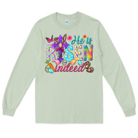 Matcha He is risen indeed Happy Easter Day Long Sleeve Tee - HowdyJamesFarm
