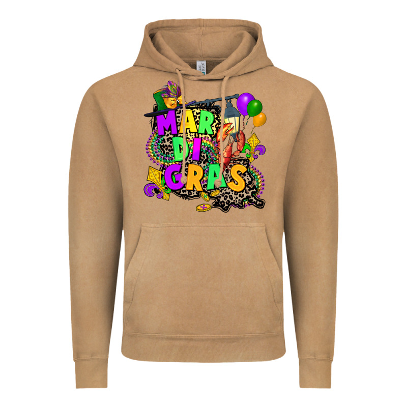 Louisiana Map Mardi Gras Vintage Hoodie by CowGirlArtShop | Teevron