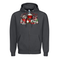 Christmas Coffee Drink Zipper Hoodie | Teevron