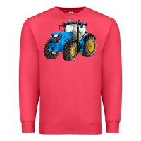 Cardinal western farm tractor blue Premium Sweatshirt - Artiststas