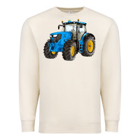 Sandshell western farm tractor blue Premium Sweatshirt - Artiststas