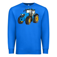 True Royal western farm tractor blue Premium Sweatshirt - Artiststas