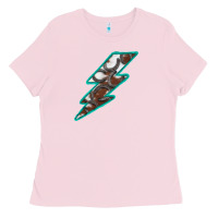 Bubblegum Pink Horseshoe Lightning Ladies Tee - Bettercallsaul