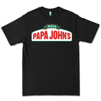 Black product pizza papa jhons Premium Tee - minhPixels
