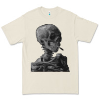 Bone Vincent Van Gogh Skull of a SkeletonVintage Halloween Skull Premium Tee - minhPixels