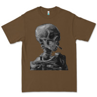 Cacao Vincent Van Gogh Skull of a SkeletonVintage Halloween Skull Premium Tee - minhPixels