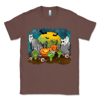 Chestnut Cemetery with Ghost Cats Classic Tee - texasbilliewilder