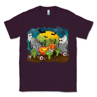 Plum Cemetery with Ghost Cats Classic Tee - texasbilliewilder