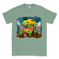 Sage Cemetery with Ghost Cats Classic Tee - texasbilliewilder