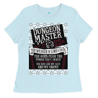 Baby Blue Dungeon Master, The Weaver of Lore & Fate Ladies Tee - Bettercallsaul