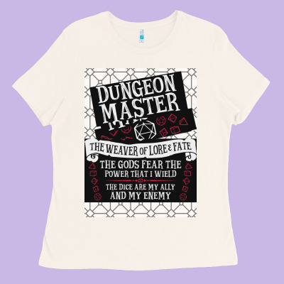 Dungeon Master, The Weaver Of Lore & Fate Ladies Tee Designed By Bettercallsaul