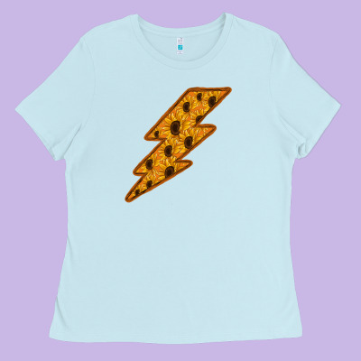 Sunflower Lightning Ladies Tee Designed By Bettercallsaul