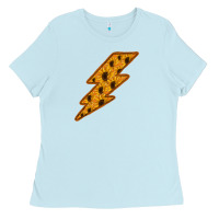 Baby Blue Sunflower Lightning Ladies Tee - Bettercallsaul