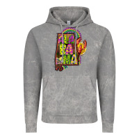 Cloud Rock mardi gras alabama map Vintage Hoodie - CowGirlArtShop