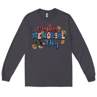 Smoke Happy memorial day 4th of july Long Sleeve Tee - CowGirlArtShop